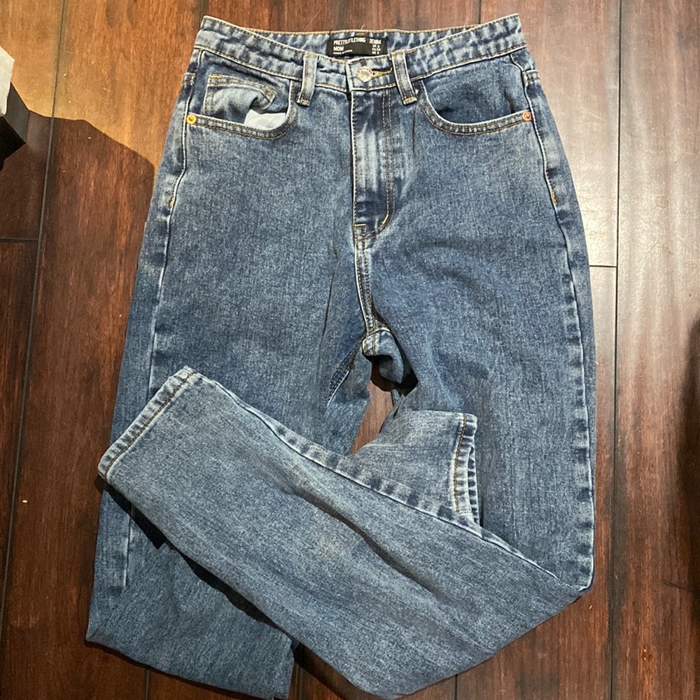 Pretty little thing mom jeans